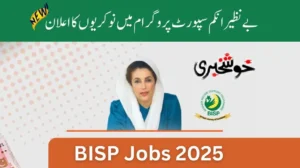 BISP Jobs 2025| Benazir Income Support Program